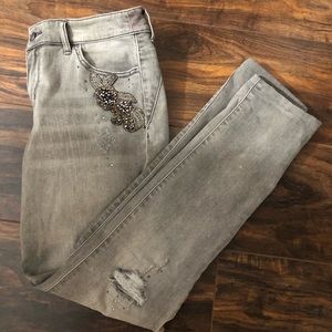 Chico’s gray jeans